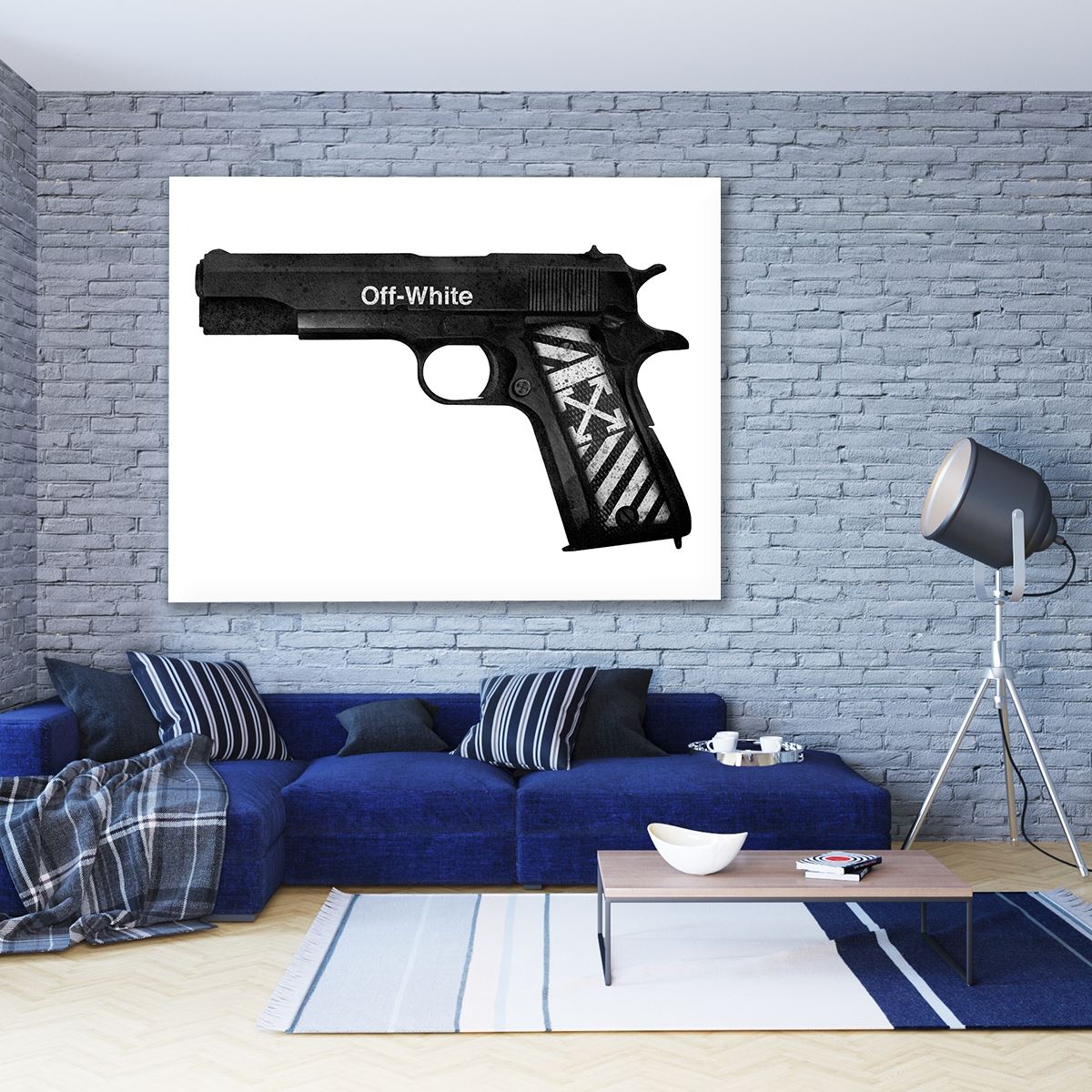 Off white canvas art Clearance