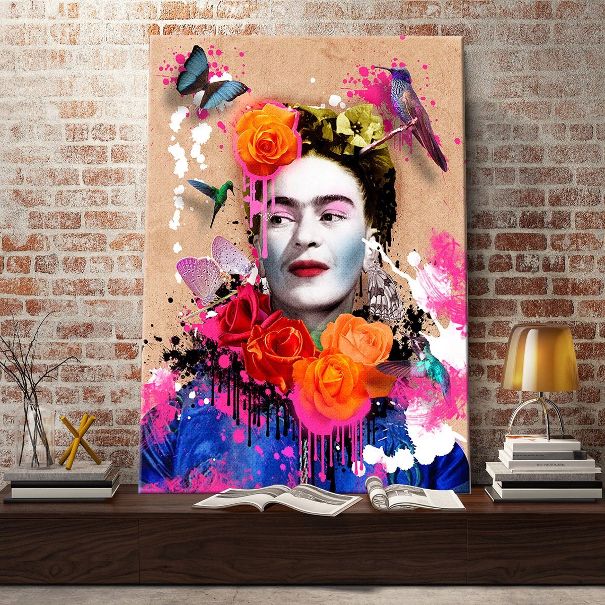 Frida and Flowers