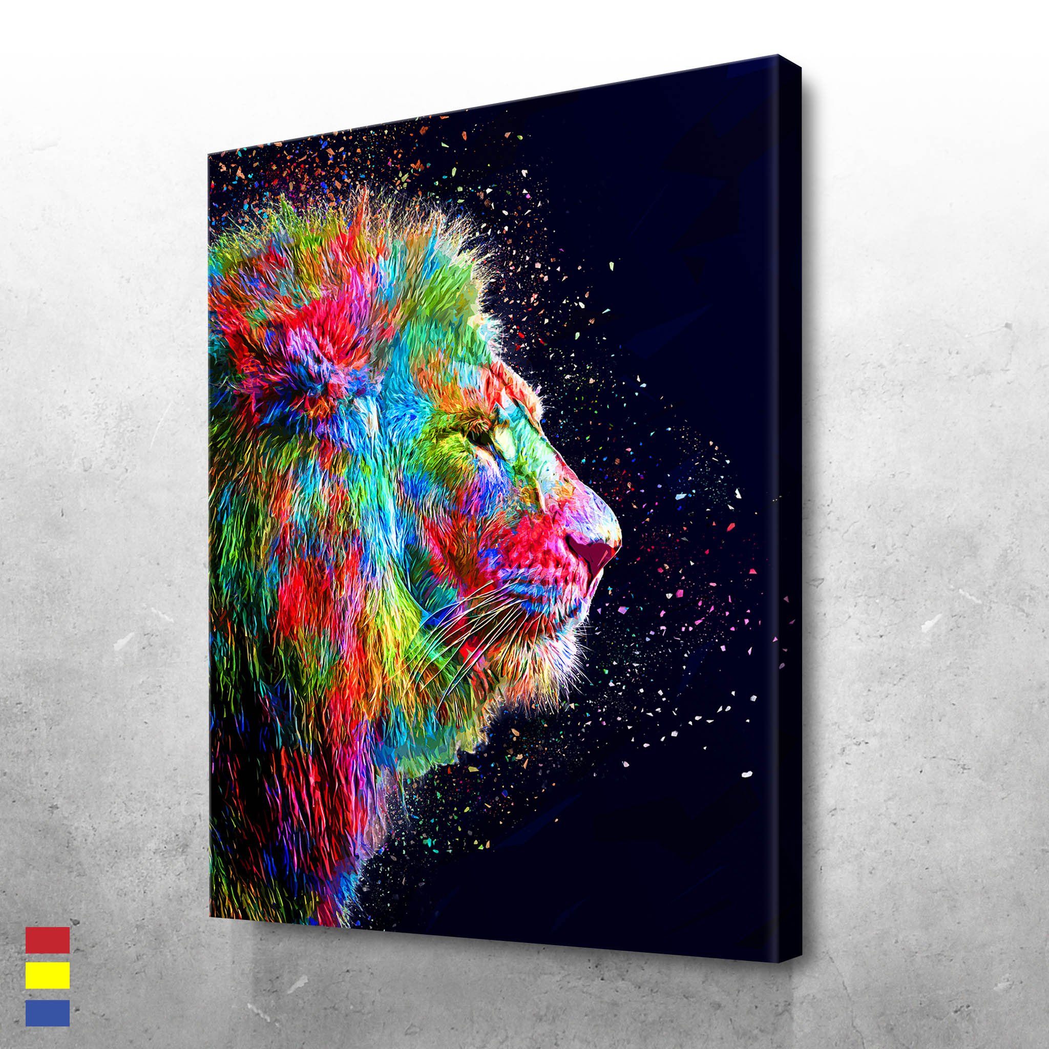 Colored Lion