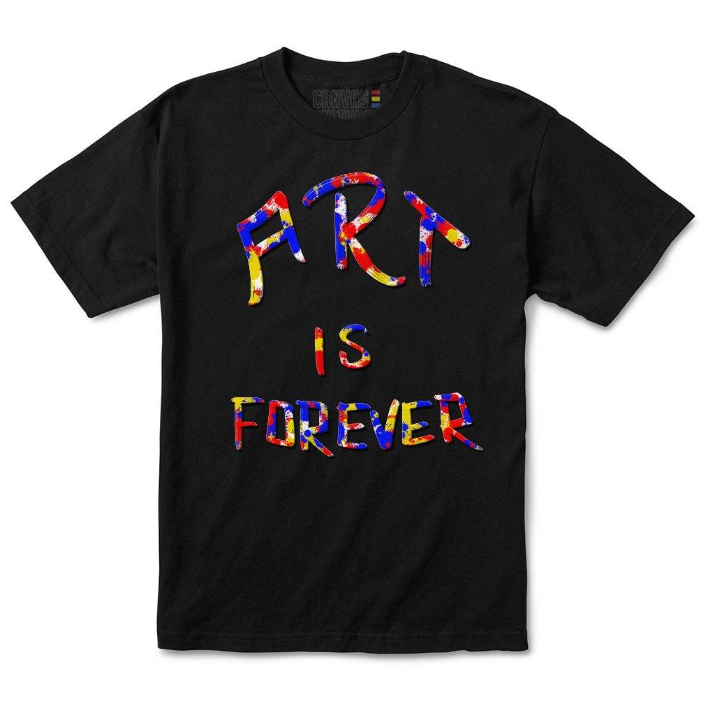 Art Is Forever T-Shirt In Black