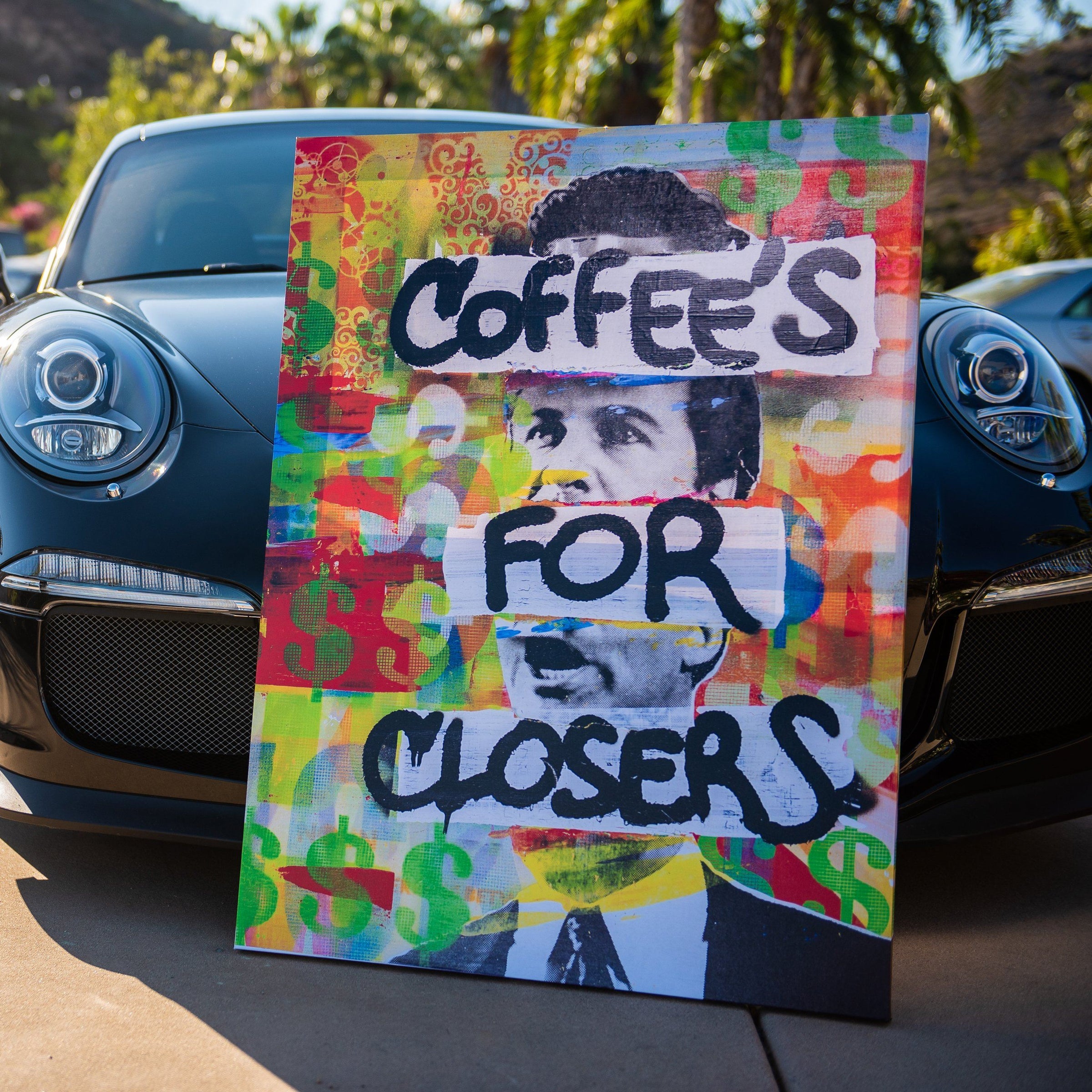 "Coffee is For Closers" Coffee's For Closers Wall Art Canvas Cultures