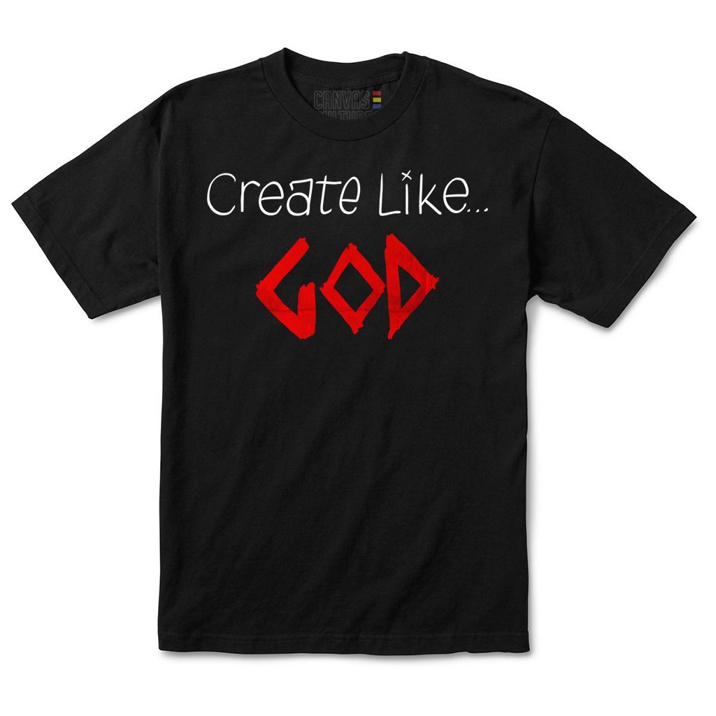 Create Like God T-Shirt In Black
