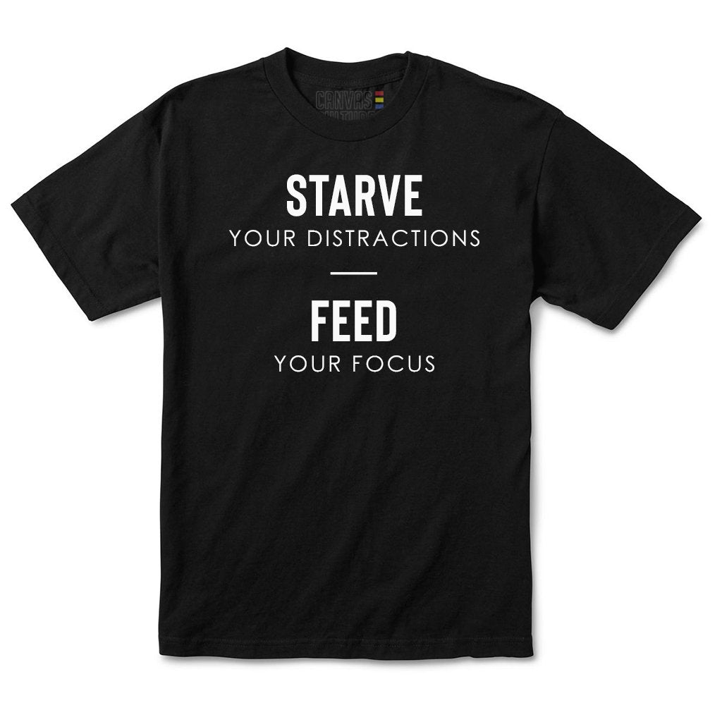 Feed Your Focus T-Shirt In Black