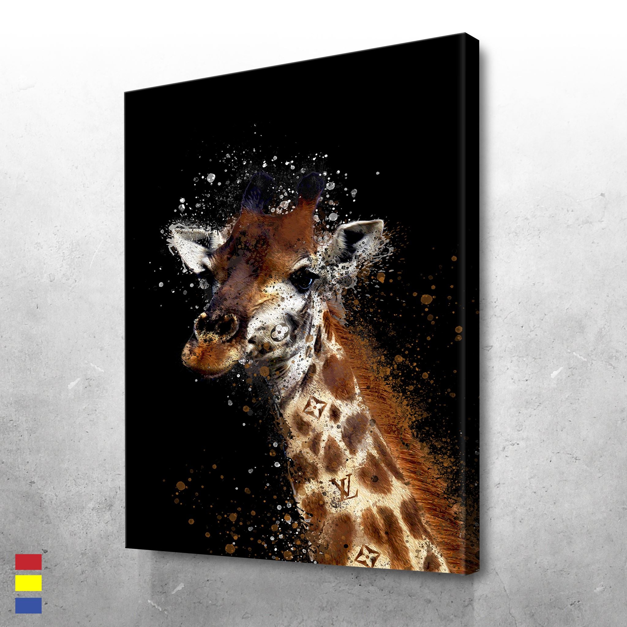 Giraffe Splatter