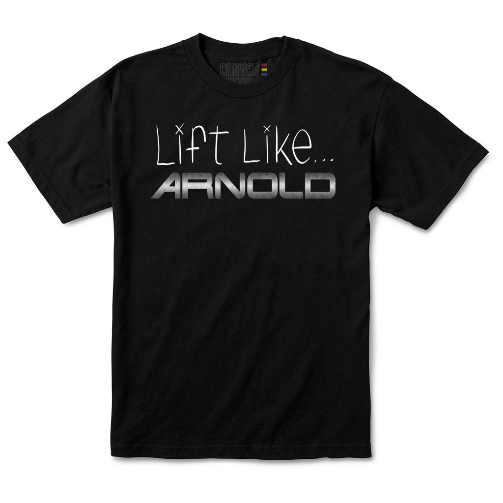 Lift Like Arnold T-Shirt In Black