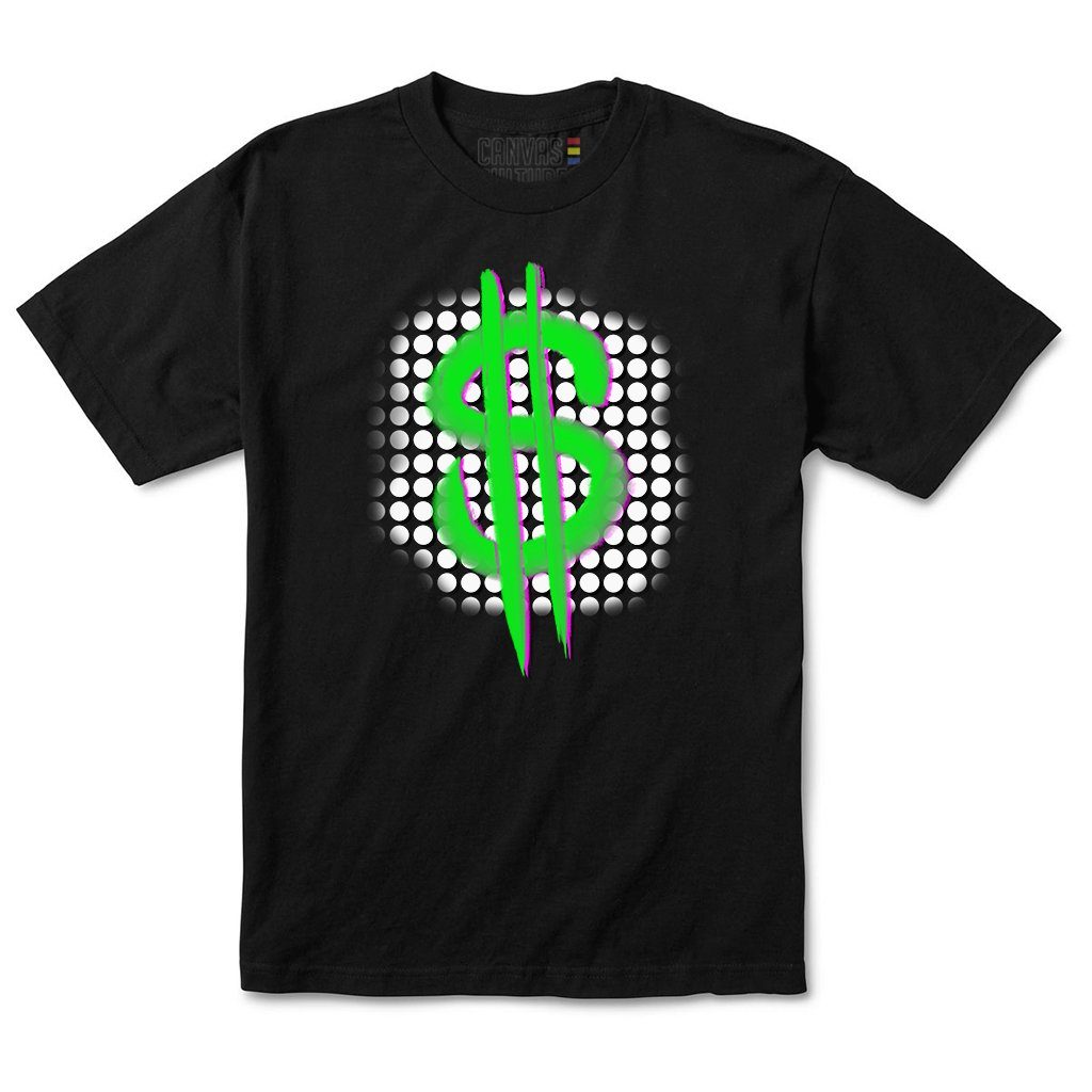 Money Sign T-Shirt In Black