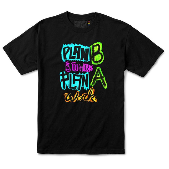Make Plan A Work T-Shirt In Black
