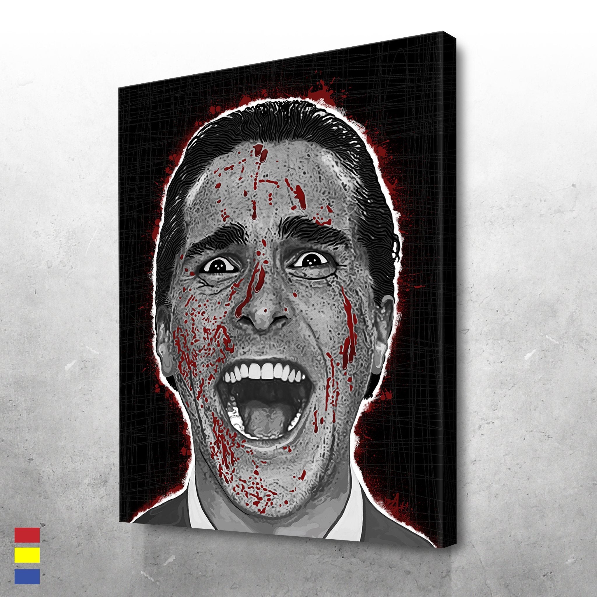 "American Psycho" American Psycho Wall Art Canvas Cultures