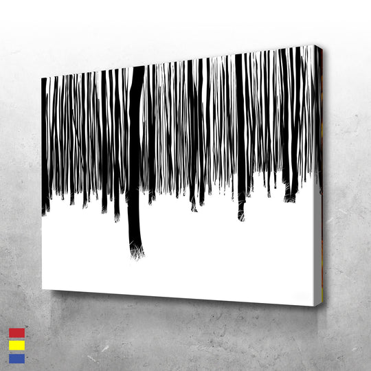 Black and White Forest