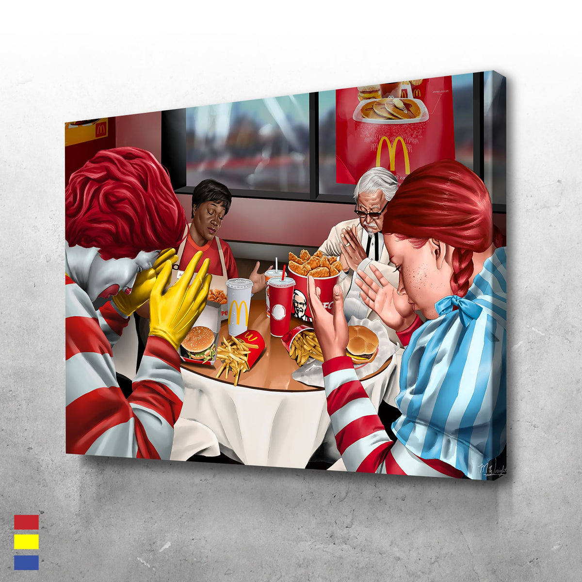  Food and Cuisine Framed Wall Art Canvas Prints 'LV