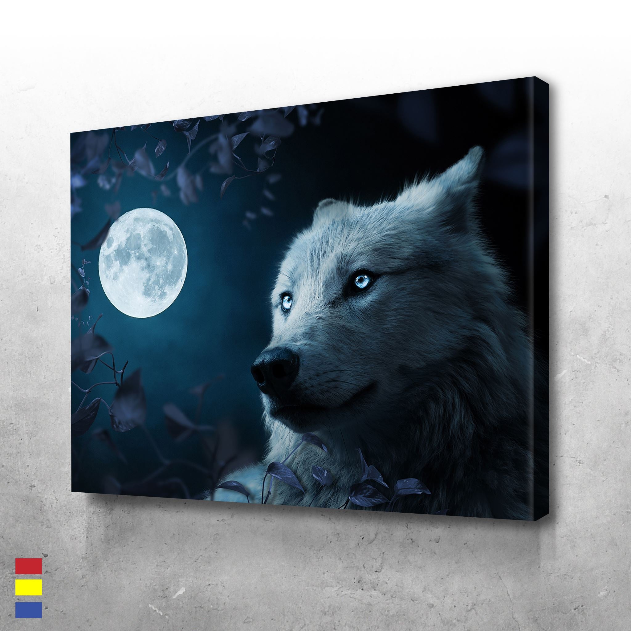Wolf in Beautiful Night