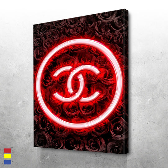 Chanel Red Neon