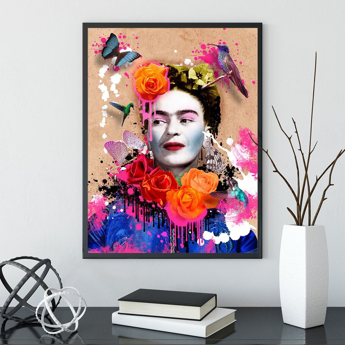 Frida and Flowers